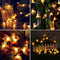 Bee Solar Garden Lights Warm White Outdoor String Fairy LEDs