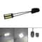Portable Dual Flexible Arms LED Clip Lamp For Reading Desk Camping 1