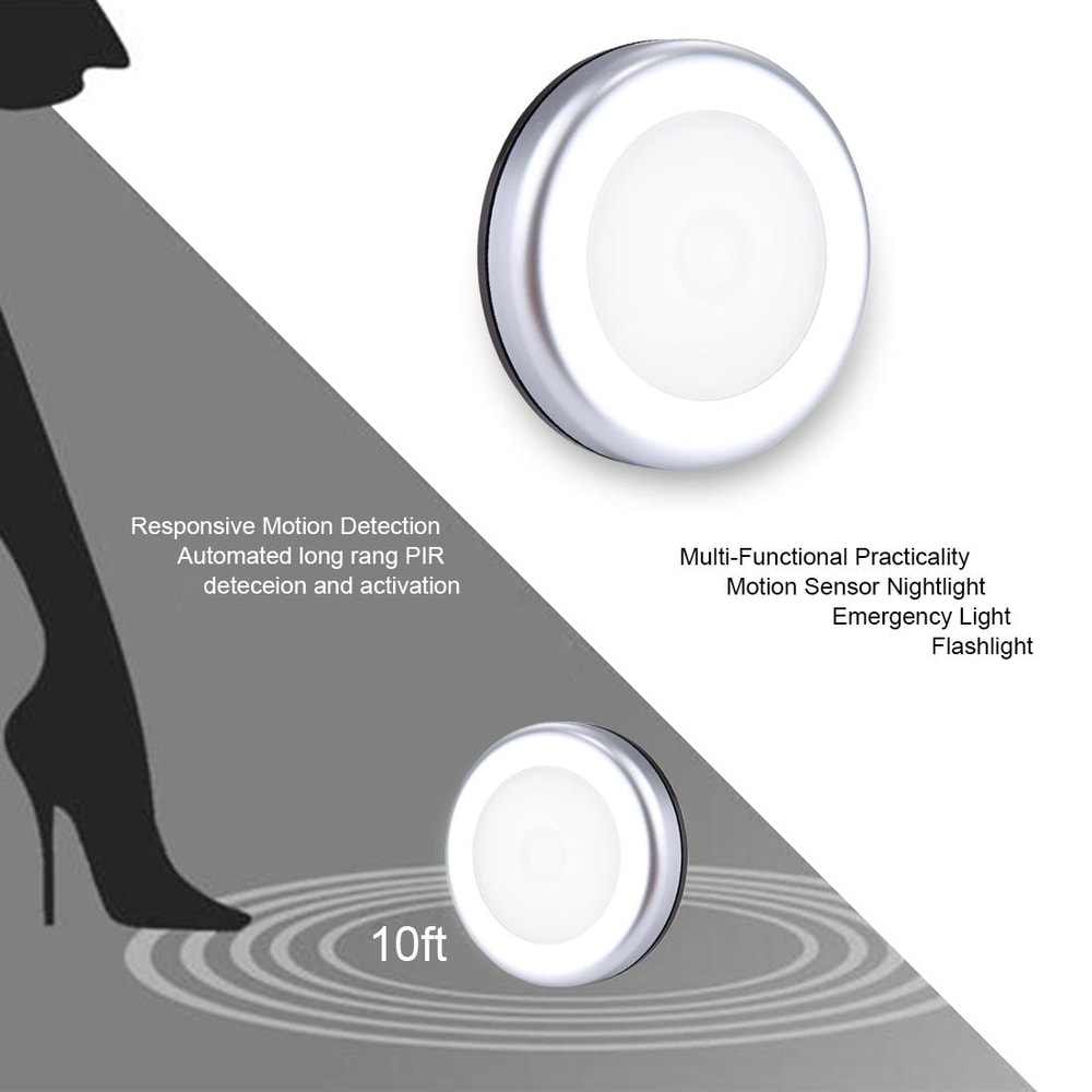 Smart PIR Motion Sensor Night Light with LEDs Automatic LED Motion Sensor Light