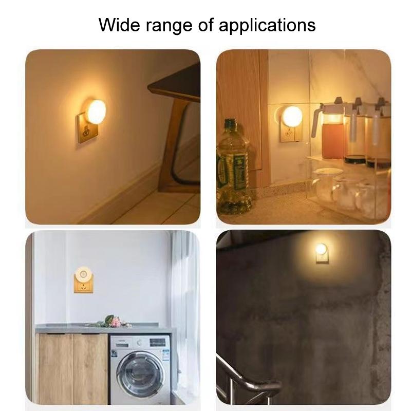 LED Motion Sensor Night Light Plug-In, Wiring-Free, Stair & Corridor Illumination