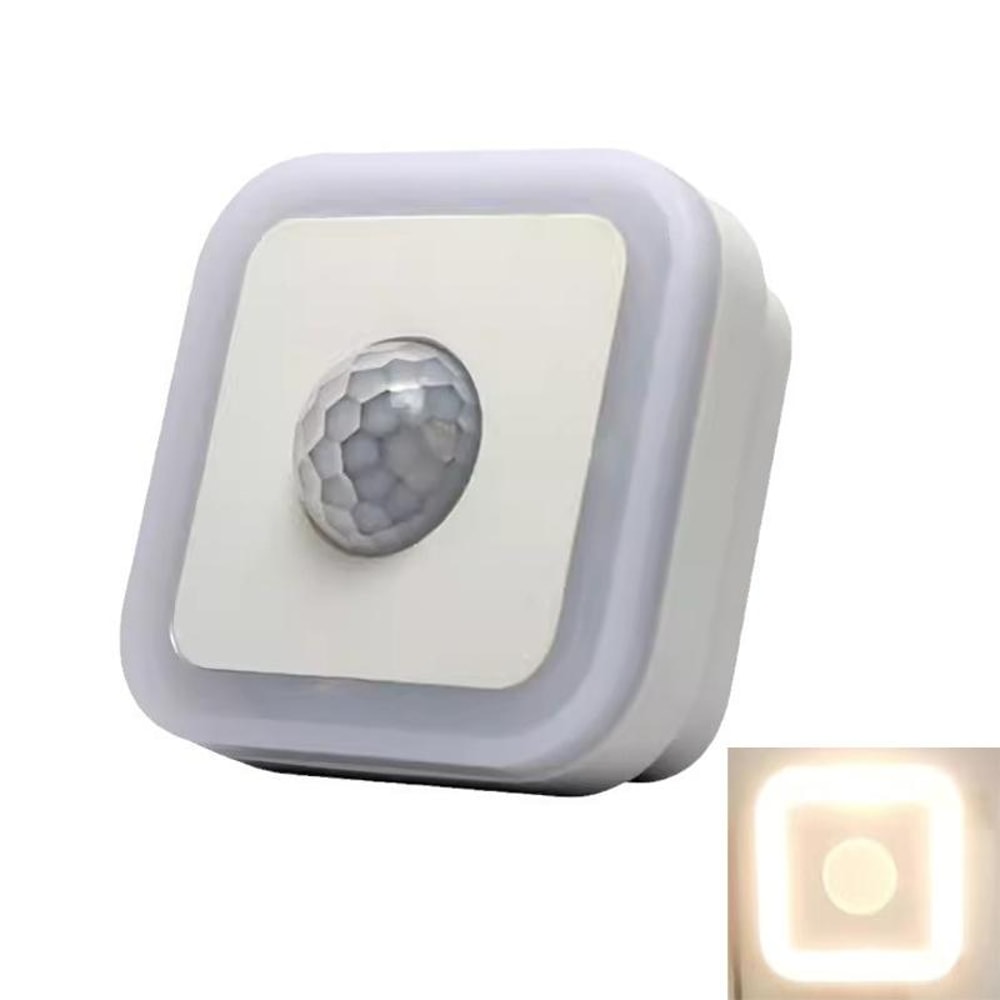 LED Motion Sensor Night Light Plug-In, Wiring-Free, Stair & Corridor Illumination