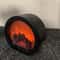 Semi Circular Simulation Flame Touch Fireplace Light
