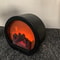 Semi Circular Simulation Flame Touch Fireplace Light