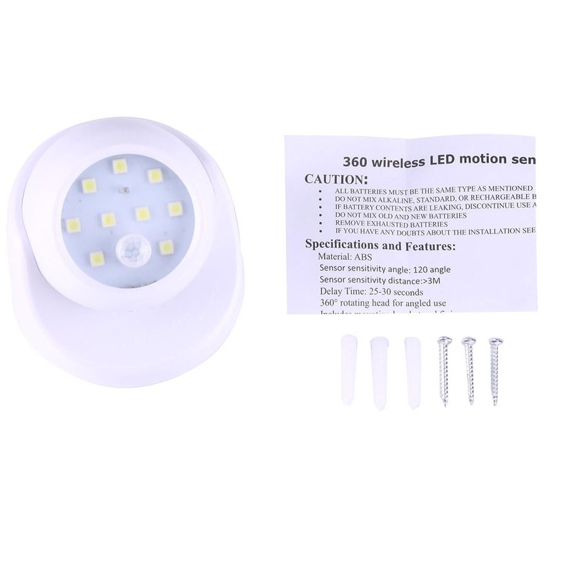 Premium LED Motion Sensor Security Light Outdoor PIR Activated Bright Lamp 5