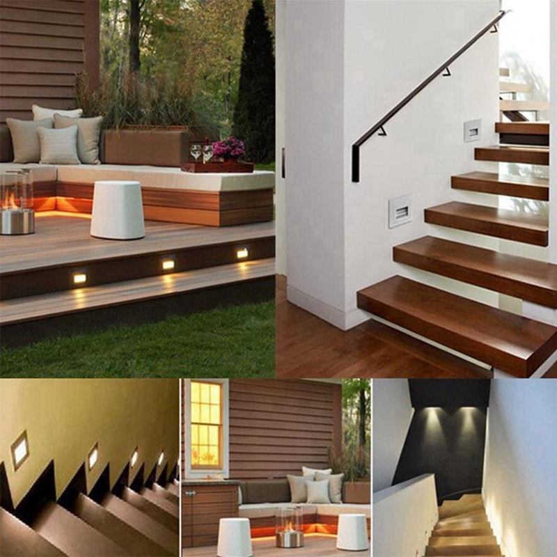 LED Wall Light With Motion Sensor Stair Light COB LED Wall Light For Steps Corners 5
