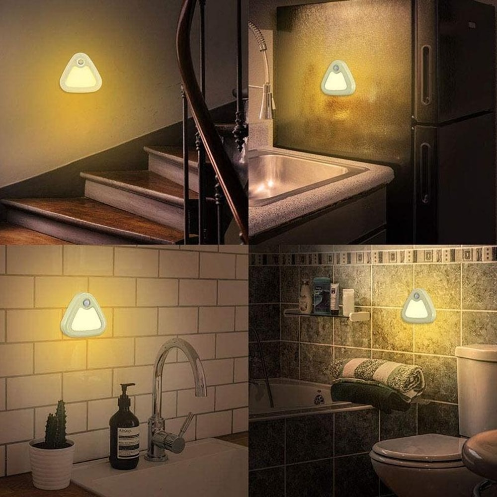 Human Sensing Smart Motion Sensor Lamp Battery Powered LED Cabinet Light 4