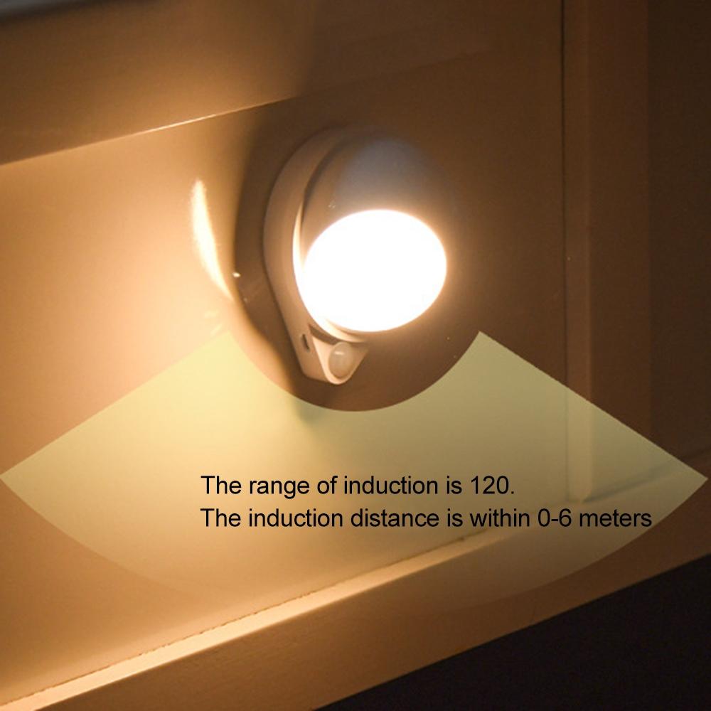 Smart LED Motion Sensor Stair Night Light Rechargeable White Light 2