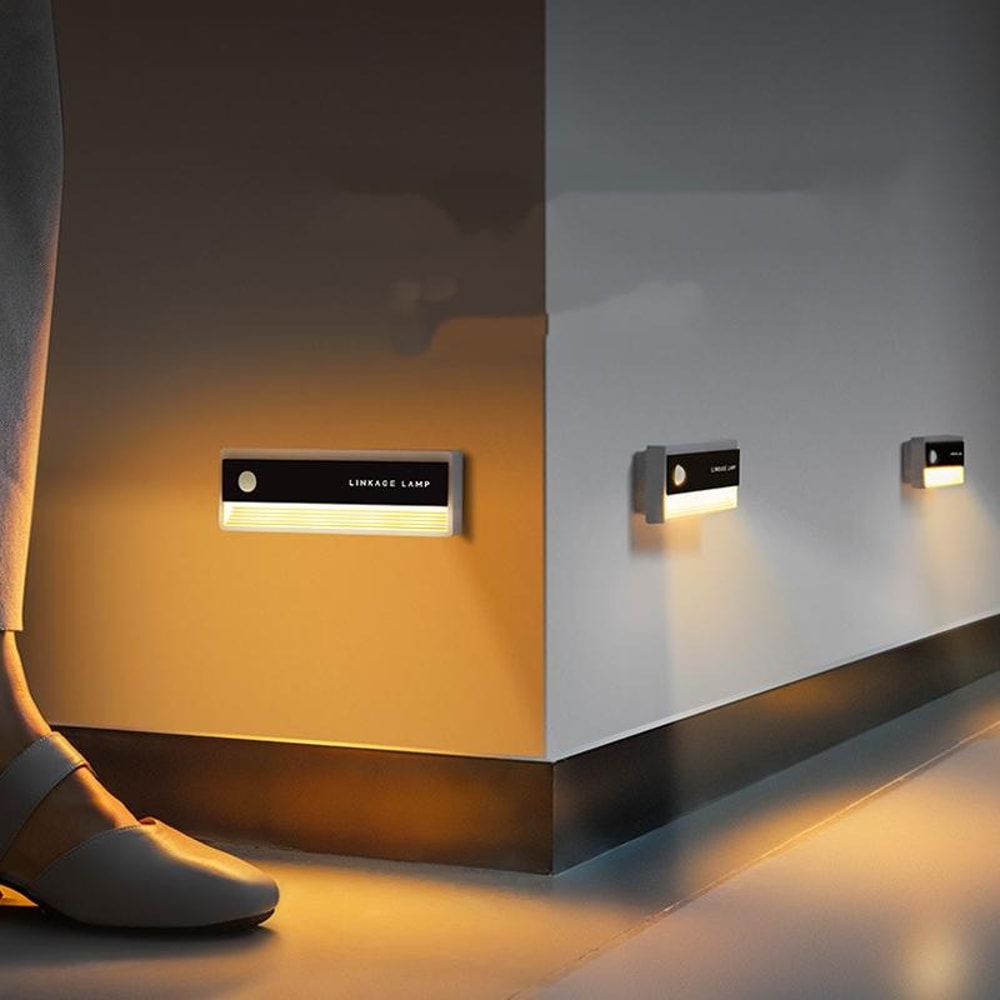 Magnetic USB Motion Sensor Night Light Human Body Induction LED Lamp 1
