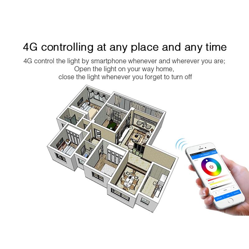 Smart RGB+CCT LED Bulb E27 App & Remote Controlled Indoor Light