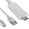 Premium 8 Pin To HDMI Adapter Cable With USB Charger For HDTV 6