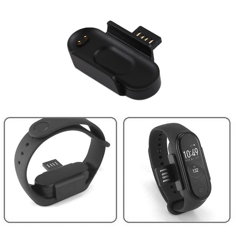 Xiaomi Mi Band Charging Dock Stand With Cable Secure Fast Charger 4