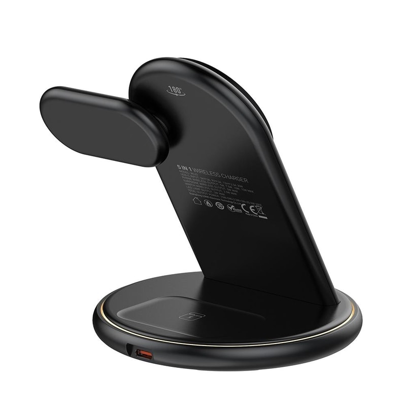 5 In 1 MagSafe Wireless Charger With Fast Type C Cable All In One Charging Station 9