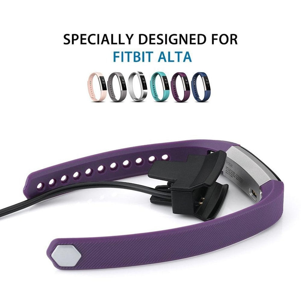 Fitbit Alta USB Charger Clip Cable with Reset Button Replacement Charger