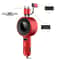 Retractable USB Car Charger With Dual Cable 5