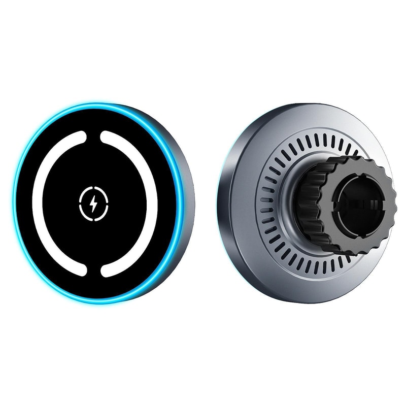 Magnetic Wireless Car Charger & Phone Holder