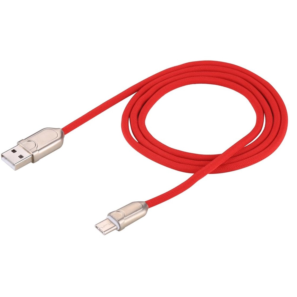 Red USB C Fast Charging Cable Data Sync Quick Charge 3