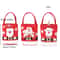 Christmas Large Capacity Gift Bag for Kids Santa Candy Tote