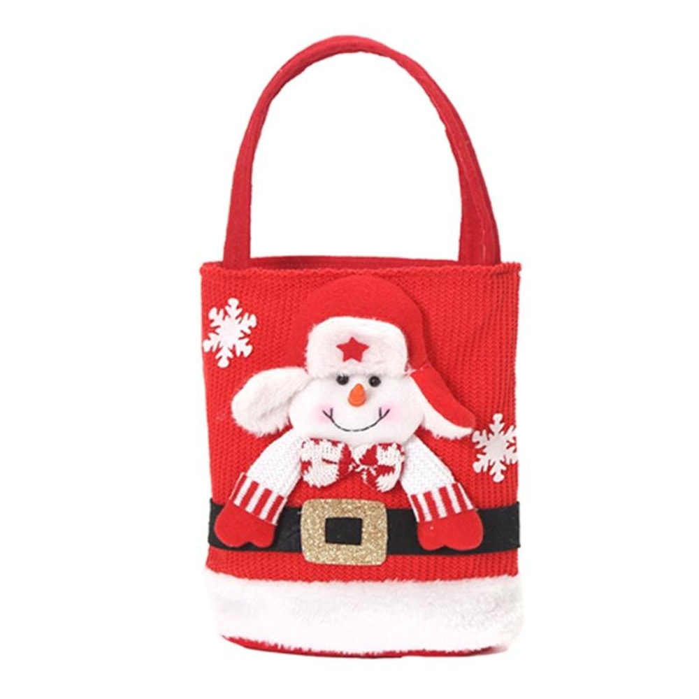Christmas Large Capacity Gift Bag for Kids Santa Candy Tote