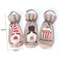 Christmas Wine Bag Tote Elegant Red Champagne Bottle Cover 4