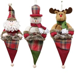 christmas pendant gift bags for kids & holiday candy ornaments