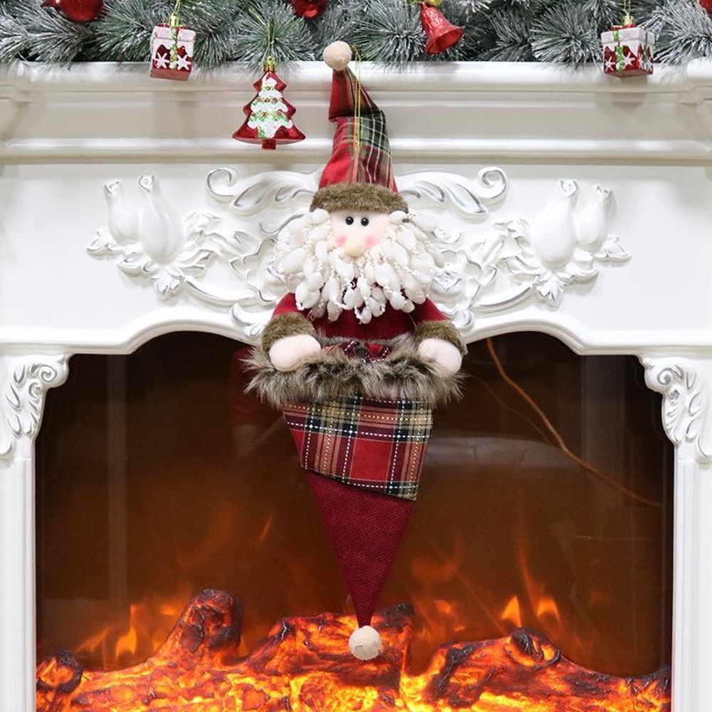 Christmas Pendant Gift Bags For Kids Holiday Candy Ornaments 3