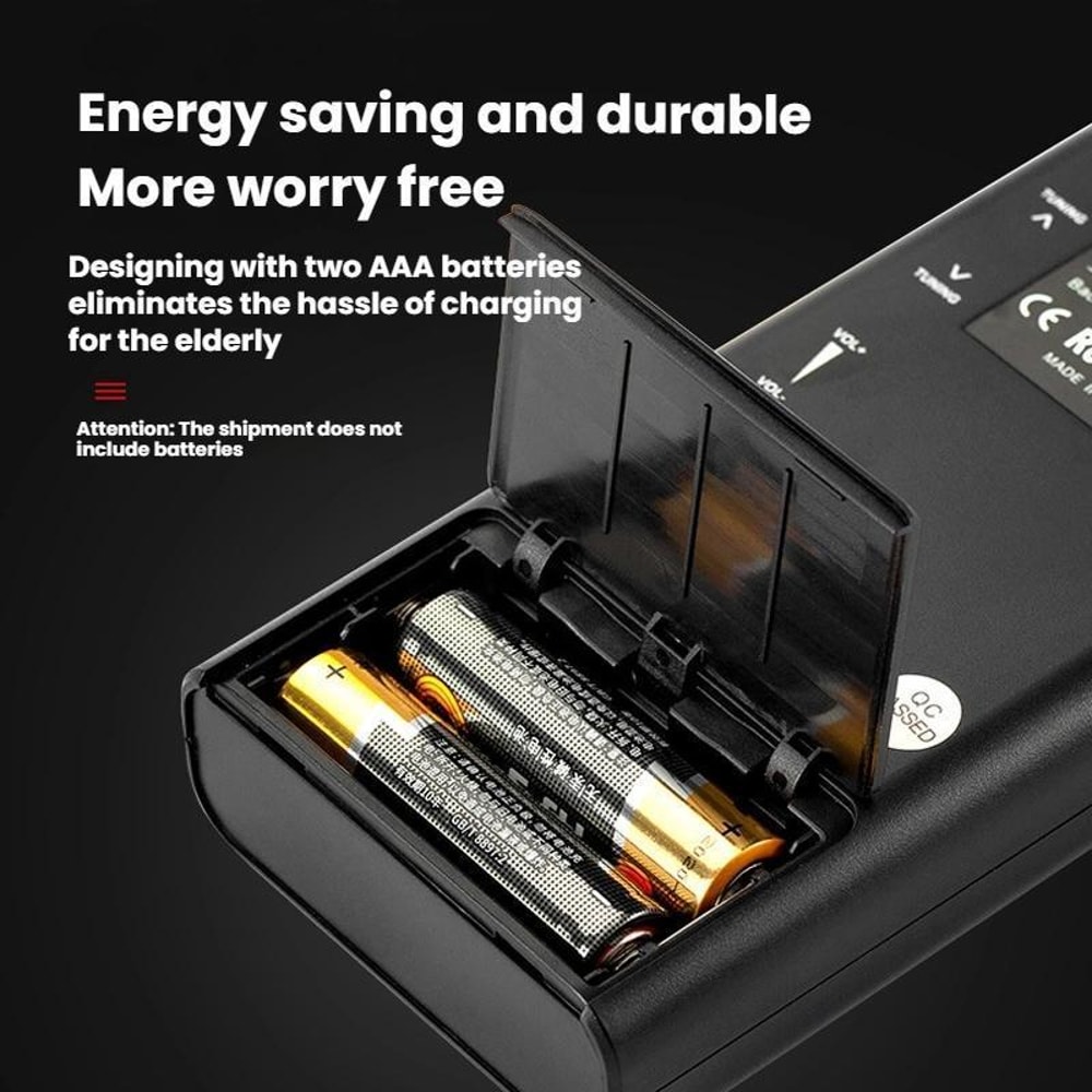 Portable Full Band FMAM Pocket Radio Player Compact TravelReady 6