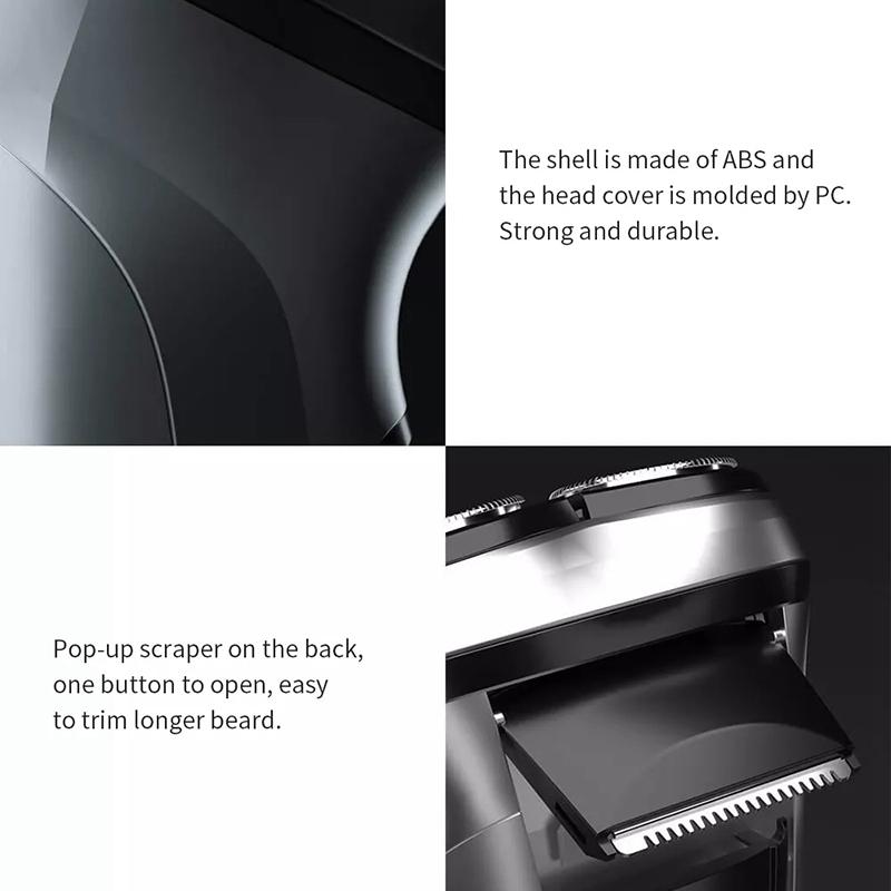 BlackStone Portable Electric Shaver for Men with Floating Blades