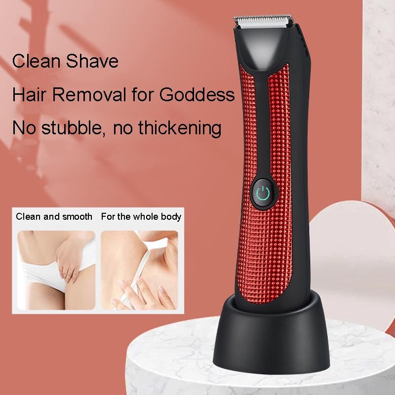 Gentle USB Electric Shaver For Women With LED Light And Trimmer Comb 2