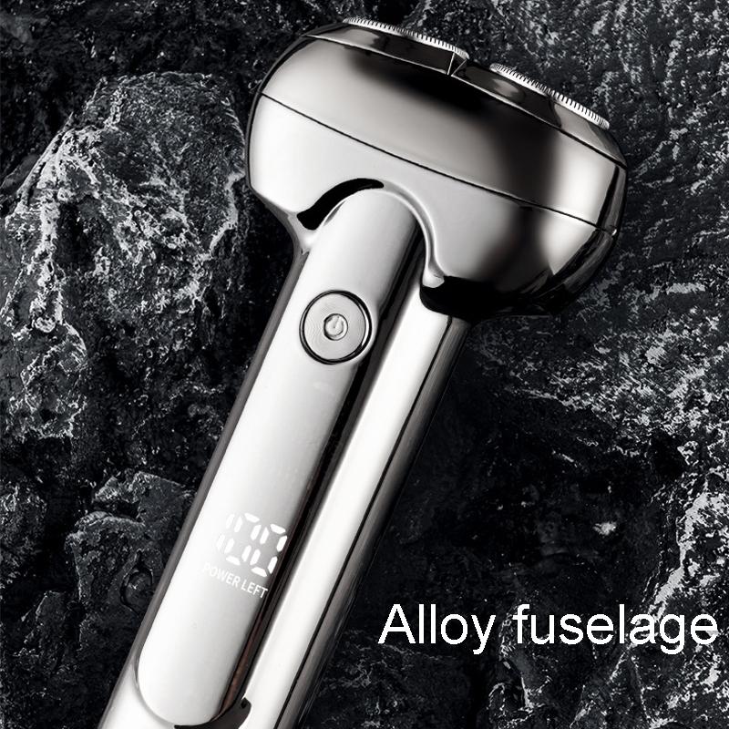 Portable Electric Shaver For Men With LED Display USB C Mini Travel Razor 4