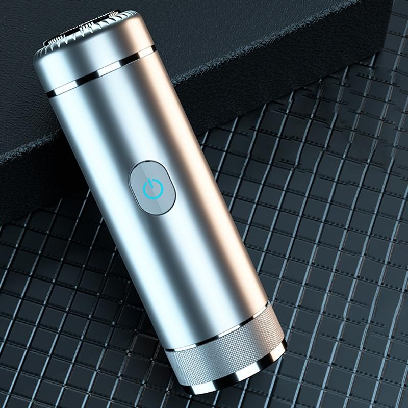 Mini Metal Turbo Electric Shaver Portable Rechargeable Razor 7