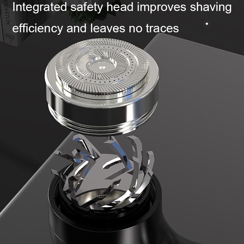 Rechargeable Travel Electric Shaver Portable Mini USB C Floating Head Razor