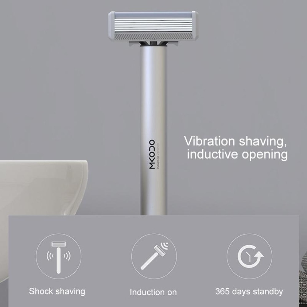 Waterproof Vibrating Blade Razor For Men 10