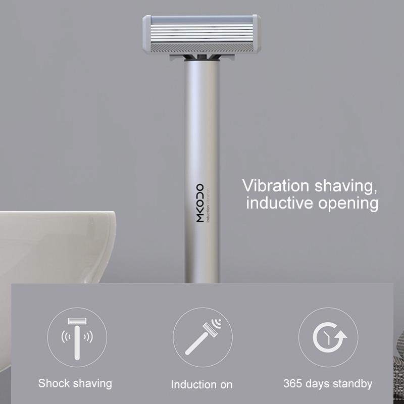 Waterproof Vibrating Blade Razor For Men 10