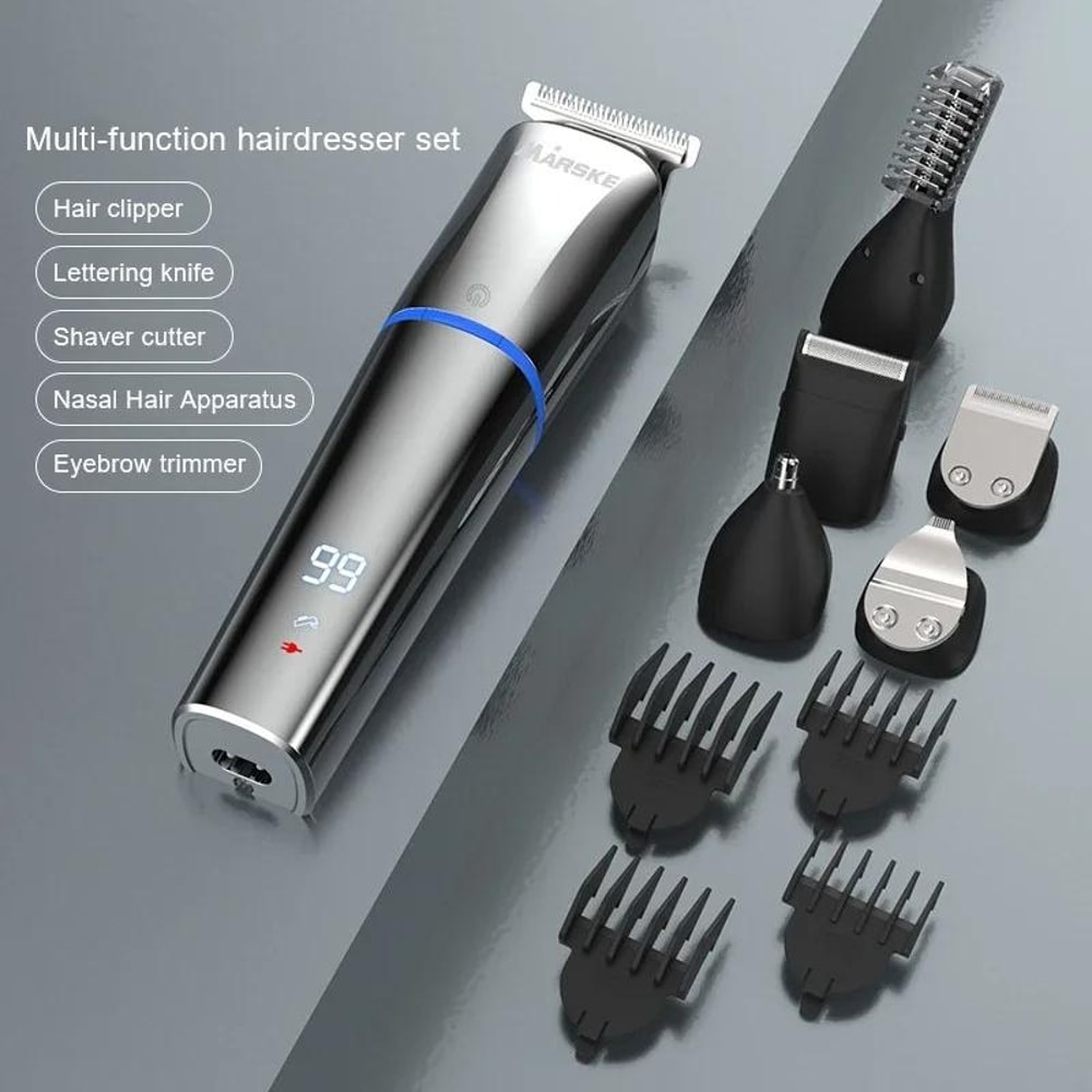 Rechargeable Hair Clipper And Mens Grooming Set 1