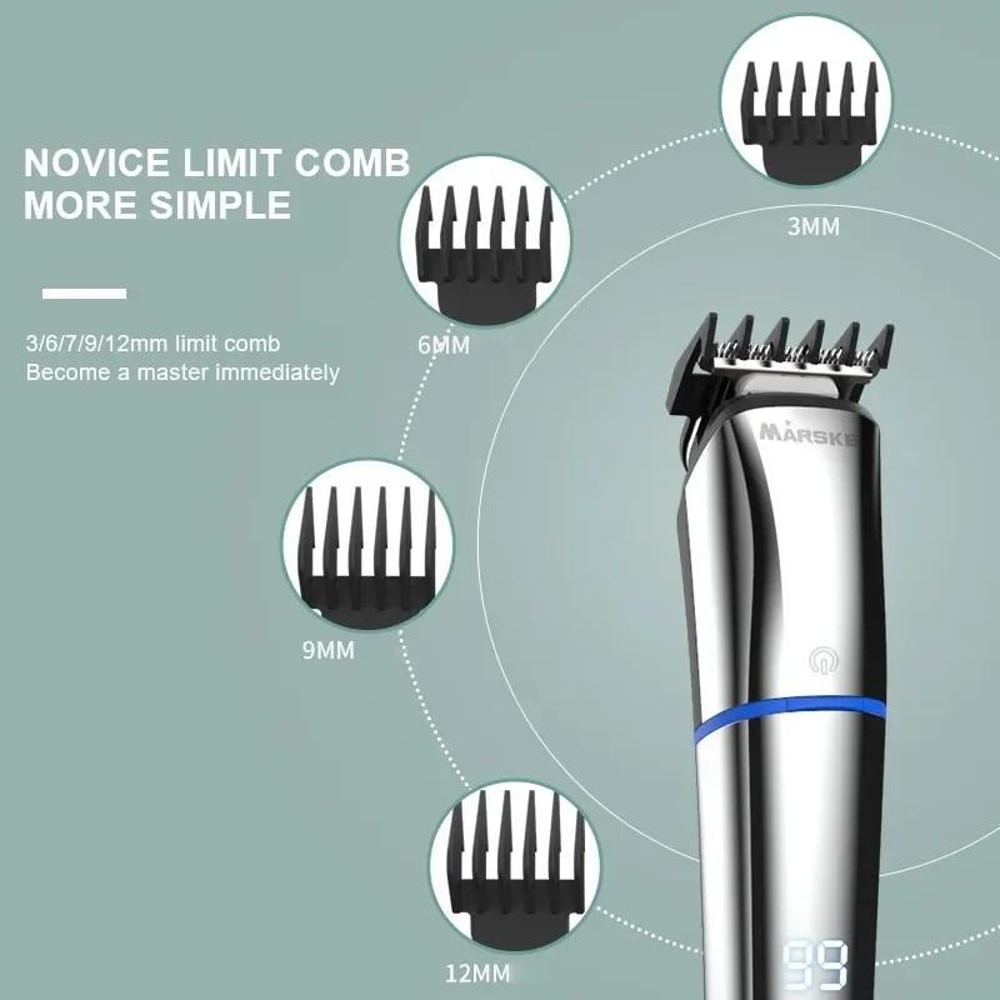 Rechargeable Hair Clipper And Mens Grooming Set 3