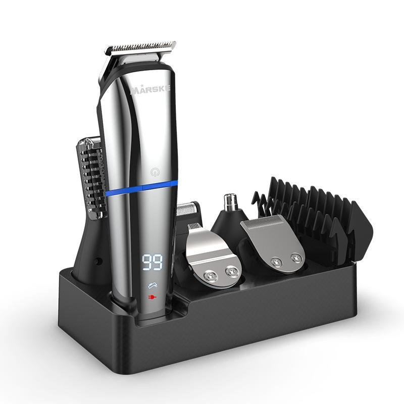 Rechargeable Hair Clipper And Mens Grooming Set 6