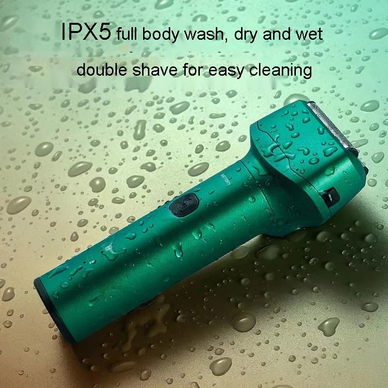 3 Blade Rechargeable Shaver For Men Waterproof Portable Beard Razor 1