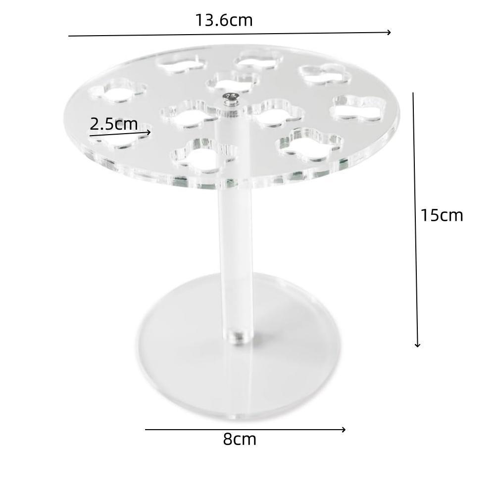 Acrylic Wall Mounted Barber Scissor Holder For Salon Tool Storage 6