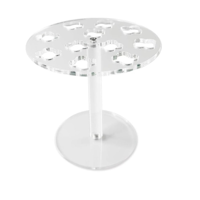 Acrylic Wall Mounted Barber Scissor Holder For Salon Tool Storage 7