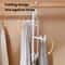 3 Layer Pants Hanger With Clips for Skirts Towels and Closet Storage