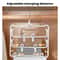 3 Layer Pants Hanger With Clips for Skirts Towels and Closet Storage
