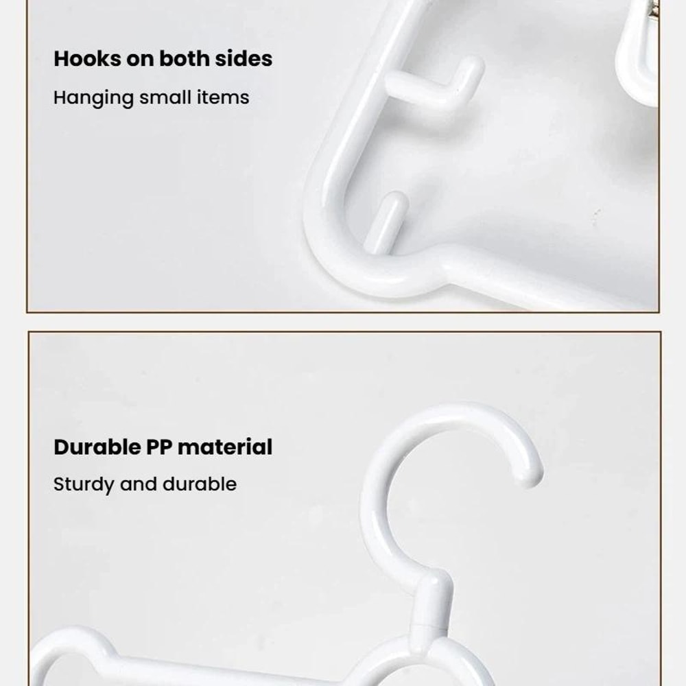3 Layer Pants Hanger With Clips for Skirts Towels and Closet Storage