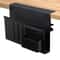 No Drill Laptop Holder Desk Side Storage Rack with Magnetic Pen Holder