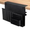 No Drill Laptop Holder Desk Side Storage Rack with Magnetic Pen Holder