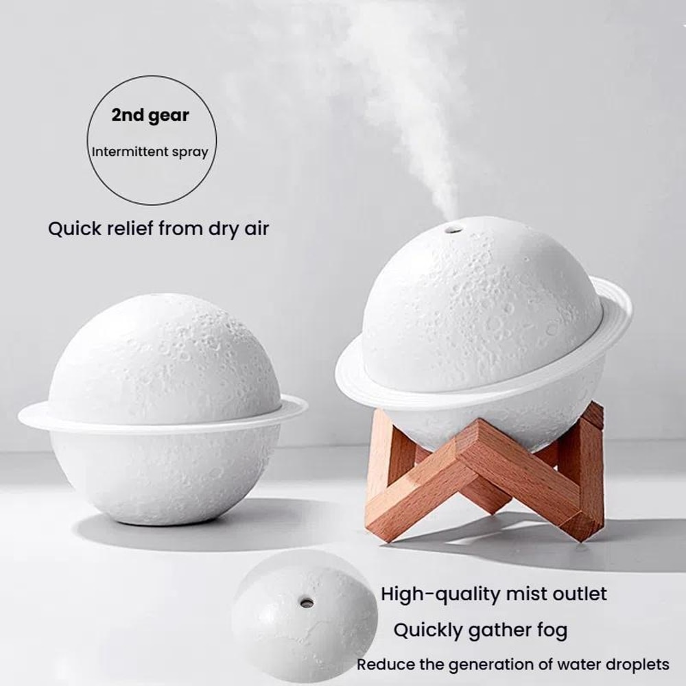 Moon Planet USB Humidifier With Ambient Light Aromatherapy Diffuser 8