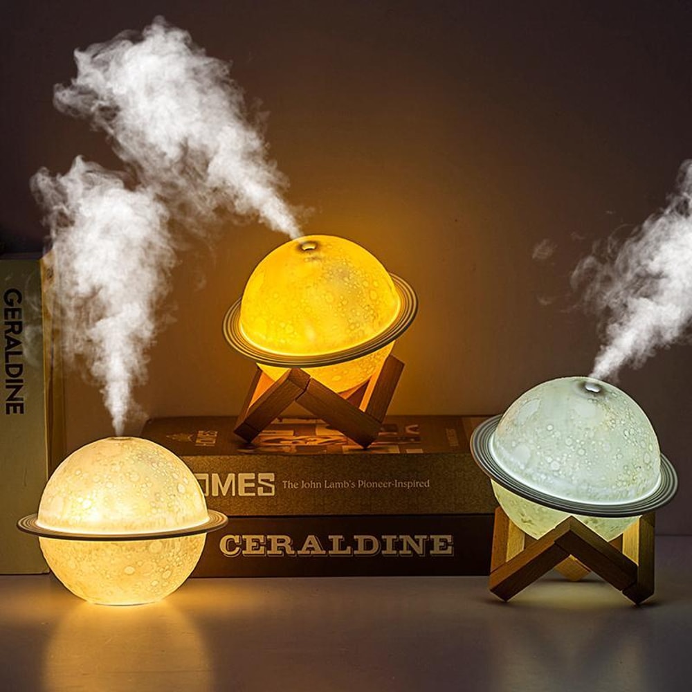 Moon Planet USB Humidifier With Ambient Light Aromatherapy Diffuser 1