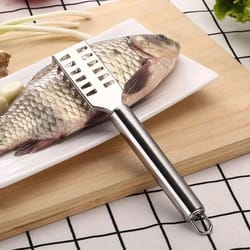 square stainless steel fish scaler fish scale remover tool