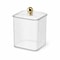 Clear Cotton Swab Holder With Lid And Cotton Pad Organizer 6
