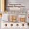 Clear Cotton Swab Holder With Lid And Cotton Pad Organizer 1