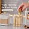 Clear Cotton Swab Holder With Lid And Cotton Pad Organizer 2